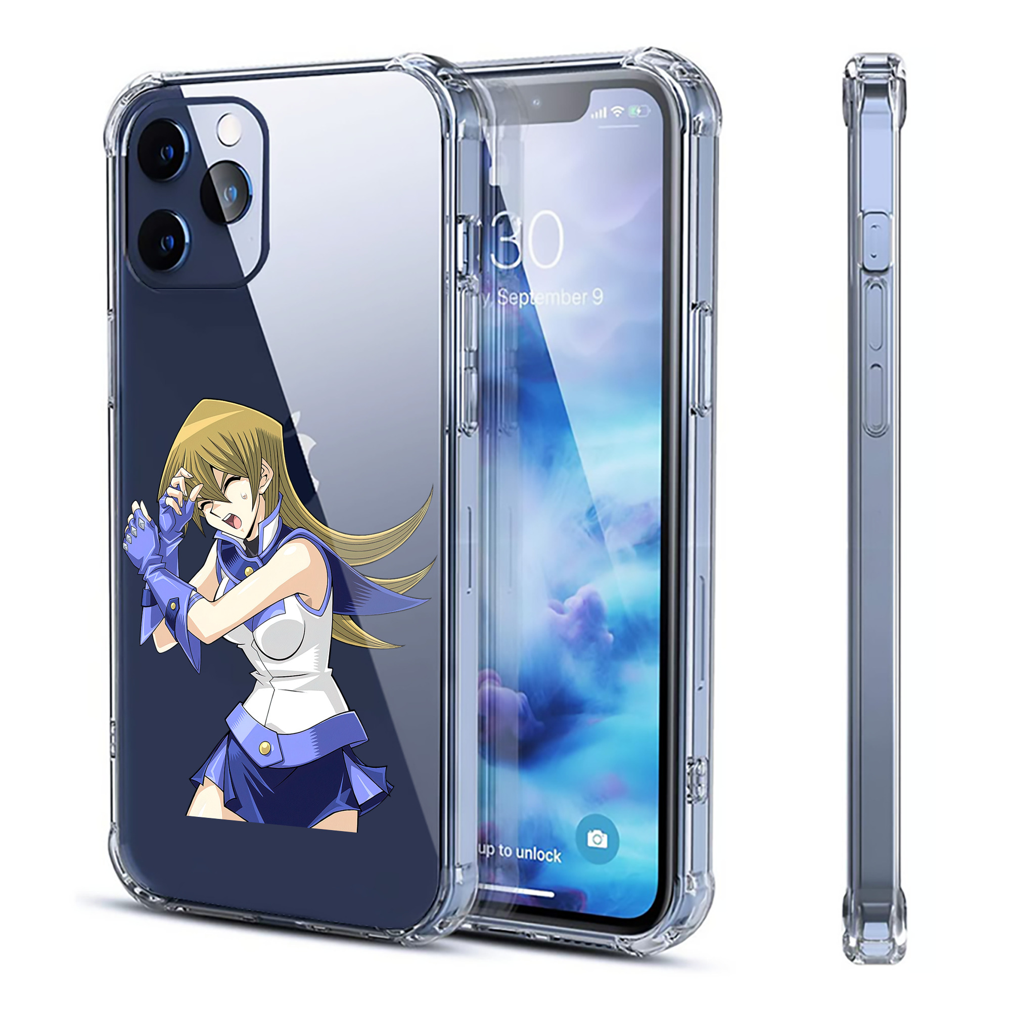 （画像用） 遊☆戯☆王 Yu-Gi-Oh! 【iPhone 12シリーズ対応】透明スマホケース（クリアソフトケース）